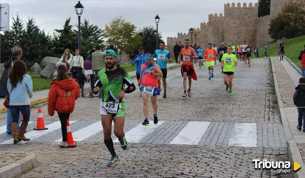 Las obras obligan a cambiar el trazado de la Media Maratón Ávila Monumental