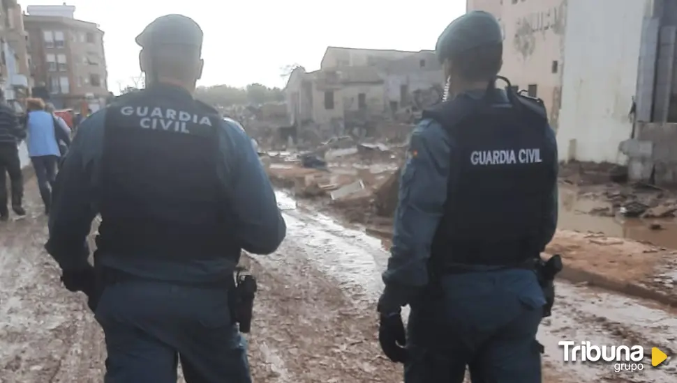 AUGC Ávila homenajea a los guardias civiles abulenses en la dana