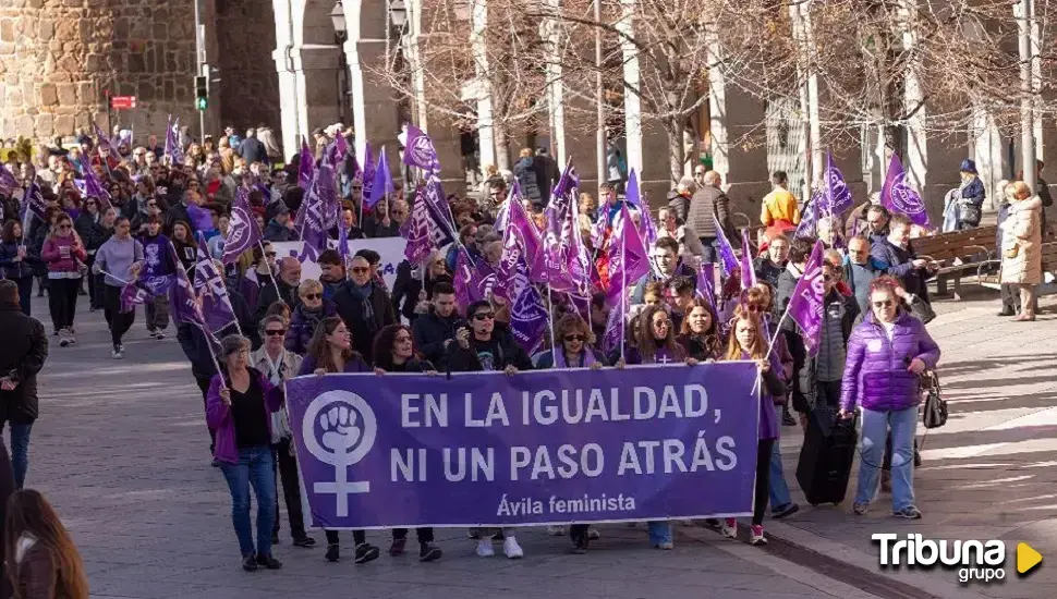 "No hay murallas para el feminismo", lema del 25-N en Ávila