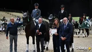 Arroyomonte, de nuevo mejor criadora de doma clásica en el Mundial de PRE