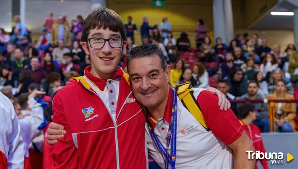 Rubén Sánchez Rosado, subcampeón de España en Para Kárate