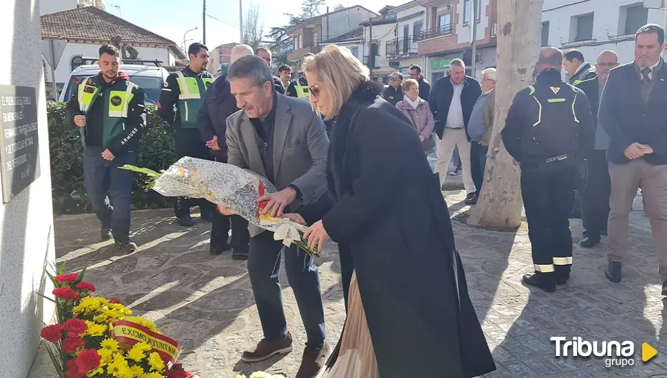 El Tiemblo recuerda a Fernando Trapero en el aniversario de su muerte a manos de ETA