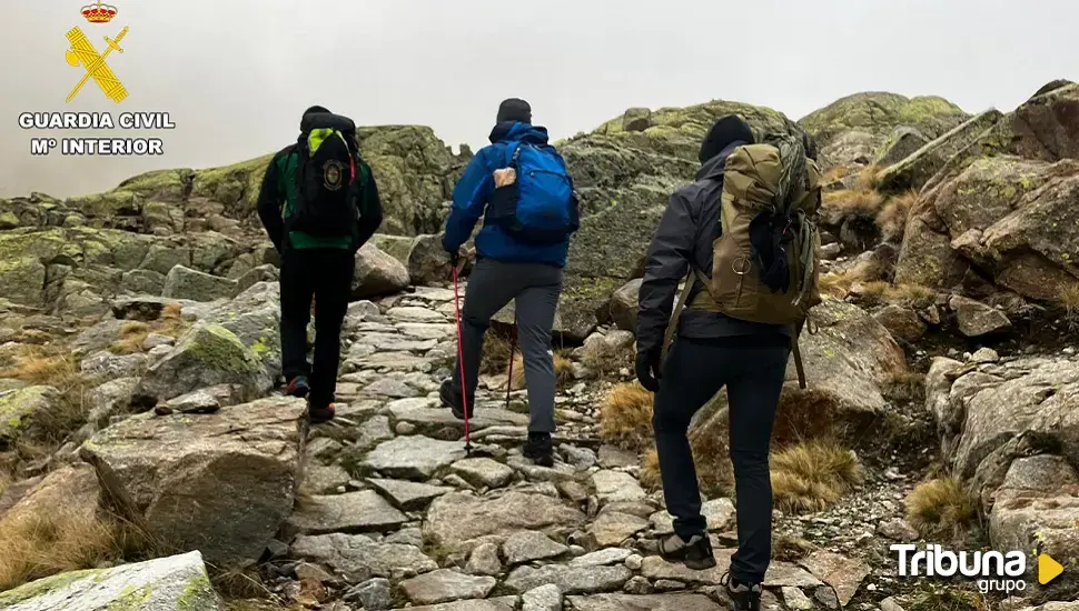 Rescatados dos montañeros en La Hoya Antón de Zapardiel de la Ribera