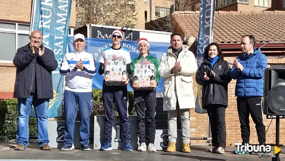 Diego Zazo y Carla Jiménez se imponen en la Carrera Popular de Navidad