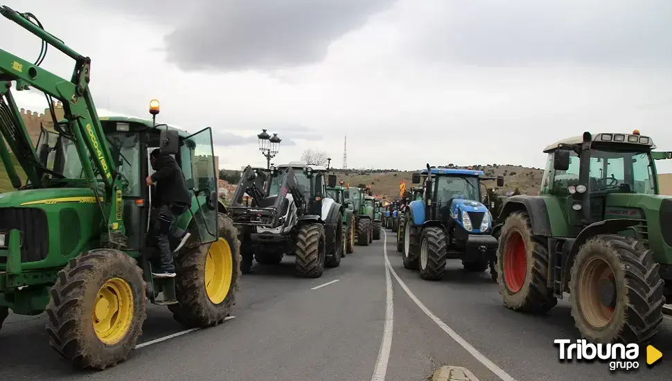 El campo grita que "no aguanta más" en las calles de Ávila