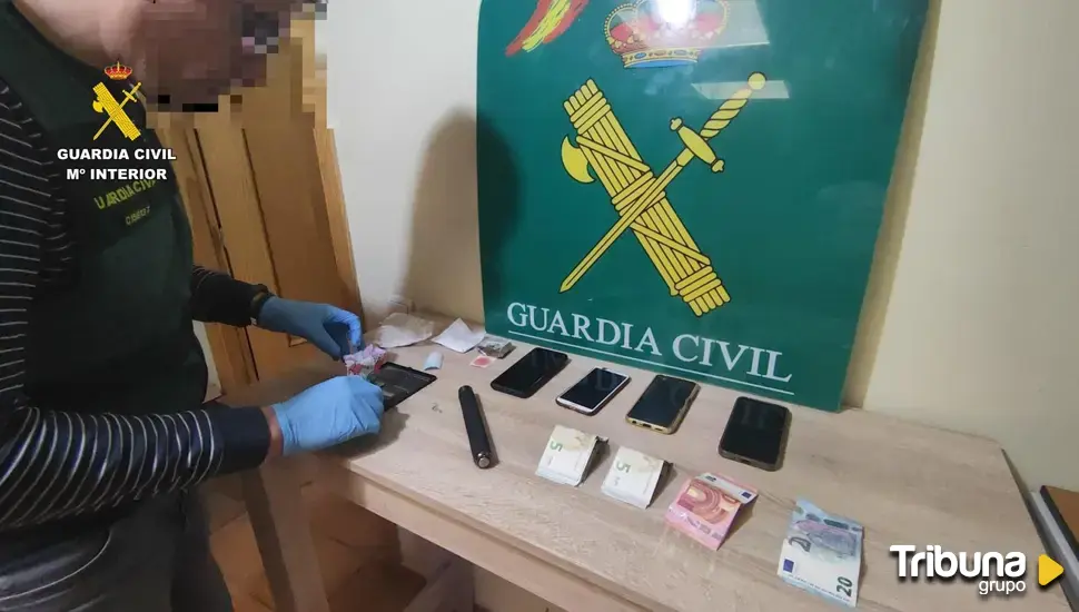 Detenidas tres personas por distribuir cocaína y hachís en Sotillo 