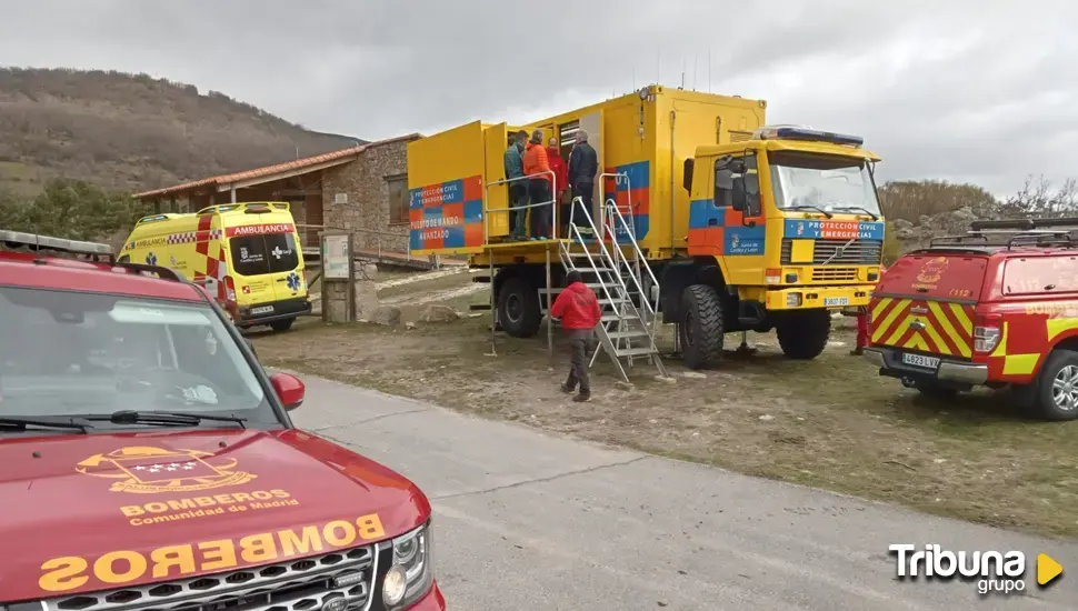 Amplio dispositivo para rescatar a cuatro jóvenes en la Sierra de Gredos