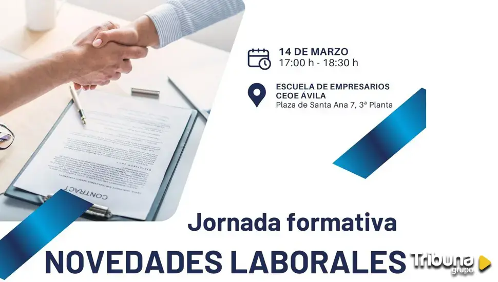 La Escuela de Empresarios de CEOE Ávila analiza las novedades laborales de 2024 