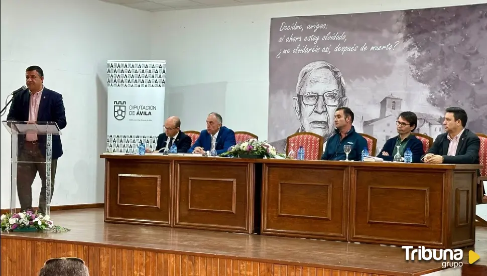 Homenaje a Jacinto Herrero en Langa, su pueblo natal