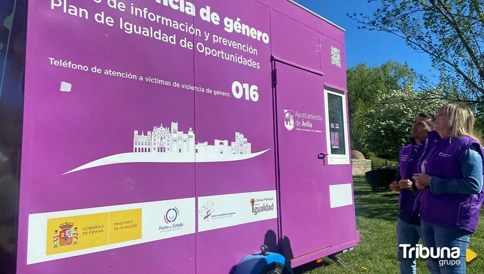 Punto violeta contra la violencia de género en las fiestas de los barrios de la capital