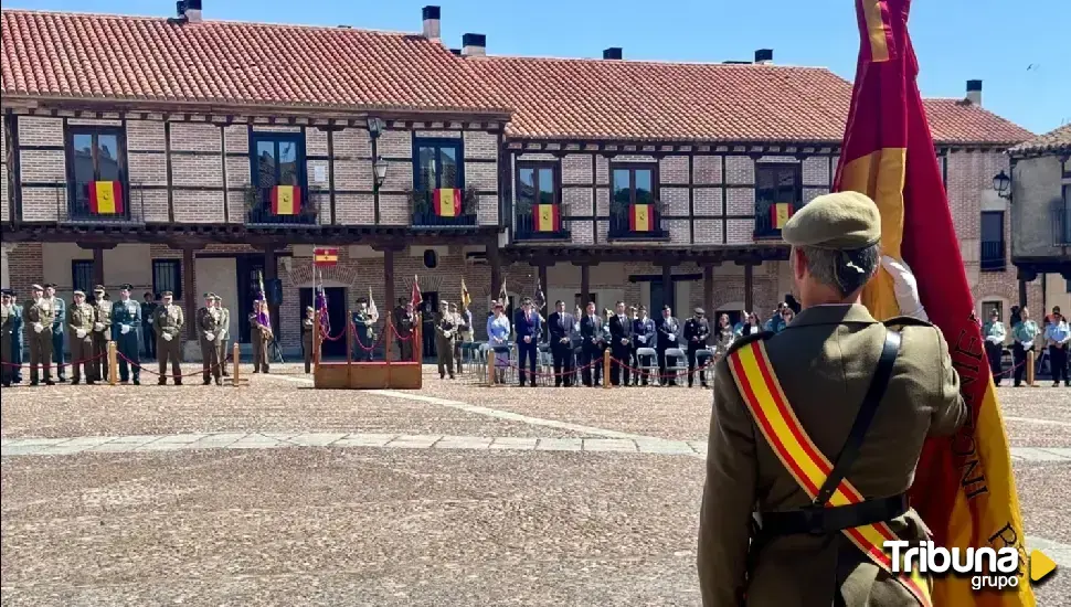 Arévalo celebra un izado de Bandera Tribuna de Ávila 