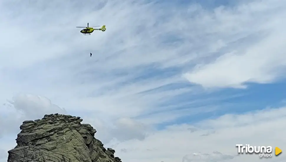 Rescate a un montañero en el Pico del Torozo