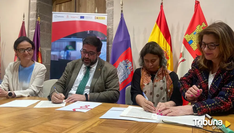 Fundación ONCE y el Ayuntamiento de Ávila renuevan su compromiso con las personas con discapacidad