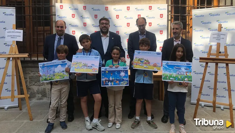 Cinco niños abulenses premiados por el Ayuntamiento de Ávila y Aqualia