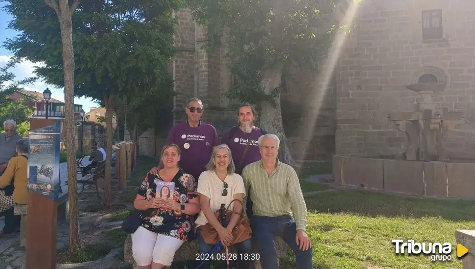 La caravana de Podemos llega a la comarca de Barco de Ávila-Piedrahíta