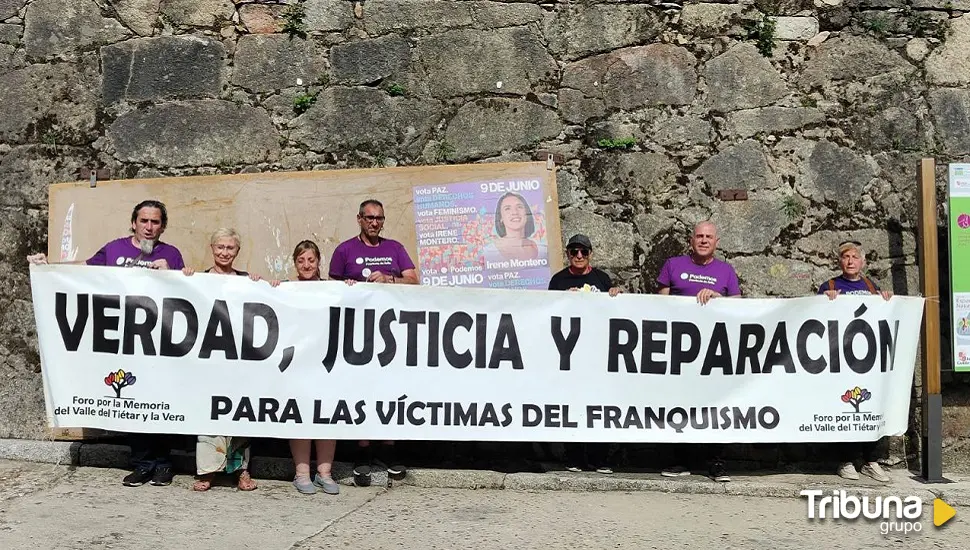 La caravana electoral de Podemos lleva su programa al Valle del Tiétar