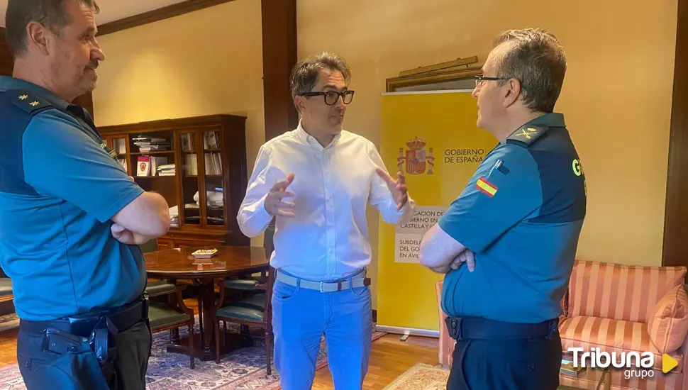 Galeano recibe al nuevo general jefe de la XII Zona de la Guardia Civil en Castilla y León