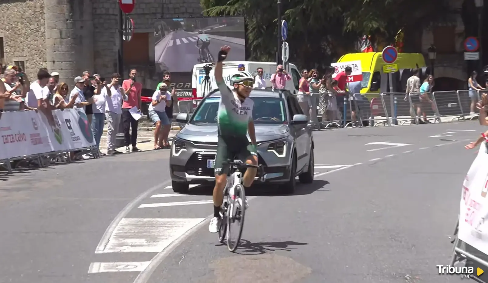 Álex Díaz, nuevo líder de la Vuelta a Ávila