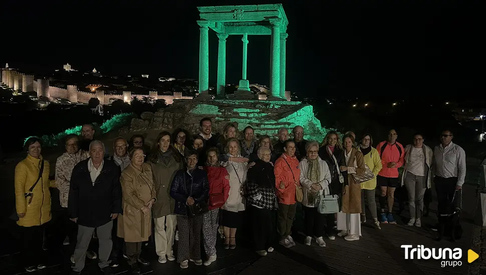 Huellas nocturnas por Alzheimer Ávila