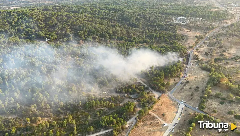 El incendio de Santa María del Tiétar baja a nivel 0