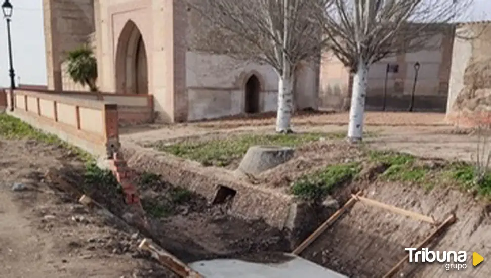 Denuncian las obras realizadas junto a la Muralla de Madrigal de las Altas Torres