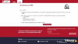 Los problemas de la plataforma ZBE, en vías de solución 