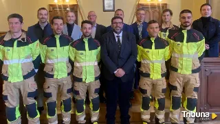 Cinco nuevos bomberos toman posesión en Ávila