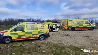 Herido grave un motorista en una pista forestal de Las Navas del Marqués