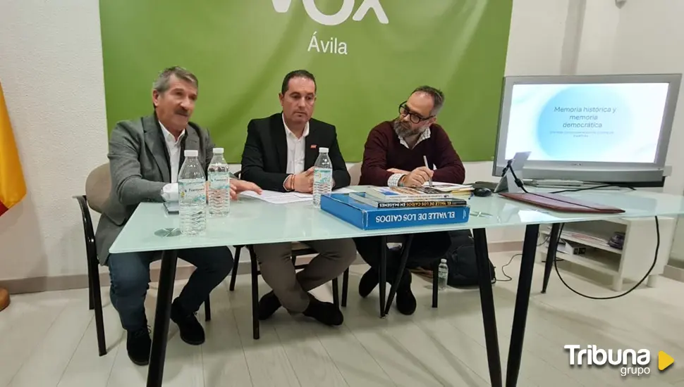 Vox Ávila presenta batalla a la memoria histórica