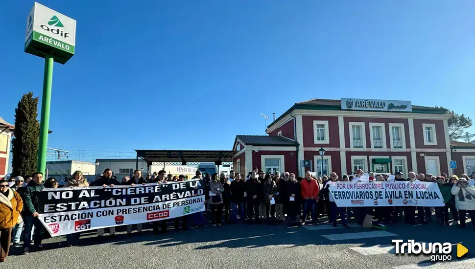 Arévalo grita contra el cierre de la estación de trenes